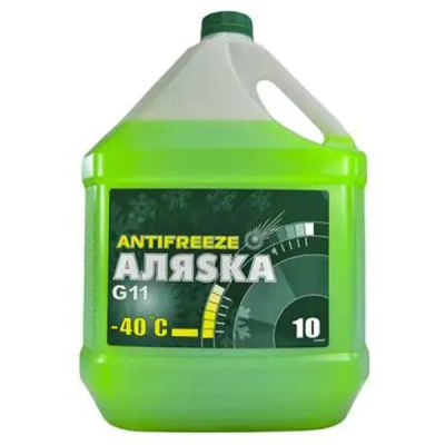 Антифриз Аляsка -40 G11 зелений 10л (5523)