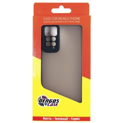 Чохол до мобільного телефона Dengos Kit for Xiaomi Redmi Note 12 Pro 4g case + glass (Black) (DG-KM-29)
