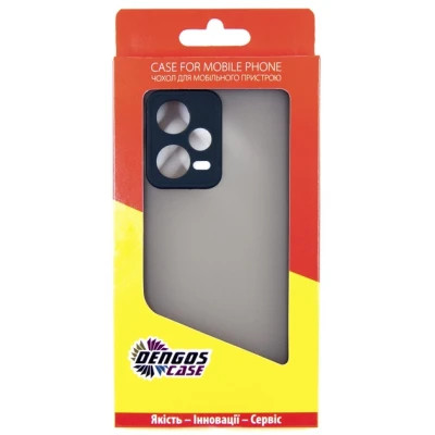 Чохол до мобільного телефона Dengos Kit for Xiaomi Redmi Note 12 Pro 5g case + glass (Black) (DG-KM-30)