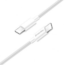 Дата кабель USB-C to USB-C 1.0m 5A 100W white ColorWay (CW-CBPDCC058-WT)