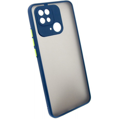Чохол до мобільного телефона Dengos Matte Xiaomi Redmi 10C (blue) (DG-TPU-MATT-110)
