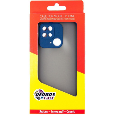 Чохол до мобільного телефона Dengos Matte Xiaomi Redmi 10C (blue) (DG-TPU-MATT-110)