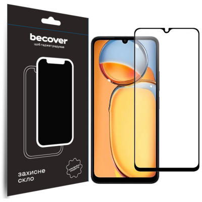 Скло захисне BeCover Xiaomi Redmi 13C / Poco C65 Black (710491)