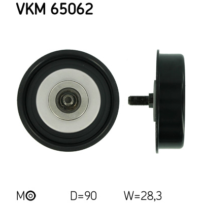 Ролик натягувача ременя SKF VKM 65062