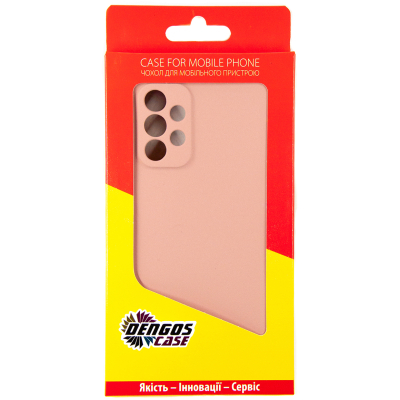 Чохол до мобільного телефона Dengos Soft Samsung Galaxy A23 (pink) (DG-TPU-SOFT-06)