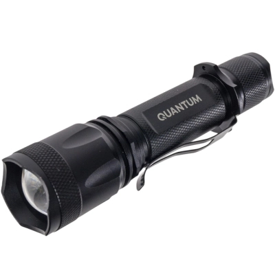 Ліхтар Quantum Techno 10W LED + ПОДАРУНОК QM-FL1043 (QM-FL1010-CB-PR1)