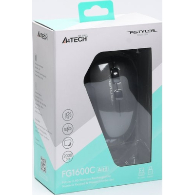 Комплект A4Tech FG1600C Air2 Wireless Grey (4711421998819)