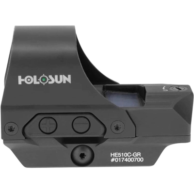 Коліматорний приціл Holosun 510С точка 2 MOA + коло 65 МОА (Green) (HE510C-GR)