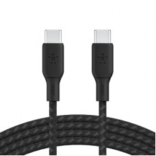 Дата кабель USB-C to USB-C 2.0m 100W black Belkin (CAB014BT2MBK)