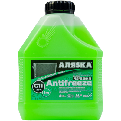 Антифриз Аляsка -30 G11 зелений 1л (9007)