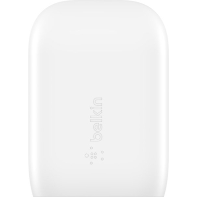 Зарядний пристрій Belkin 30W USB-С GAN PD PPS white (WCA005VFWH)