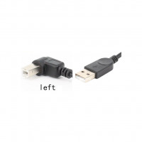 Кабель для принтера USB 2.0 AM/BM 1.0m 90 left Value (S0671)