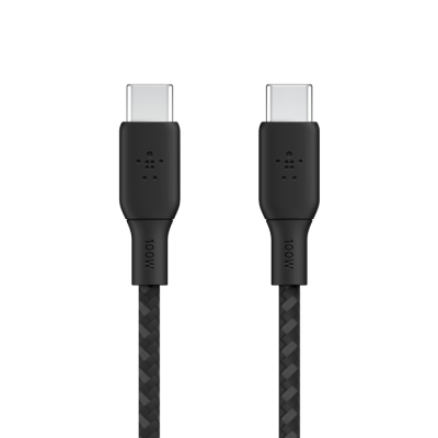 Дата кабель USB-C to USB-C 3.0m 100W black Belkin (CAB014BT3MBK)