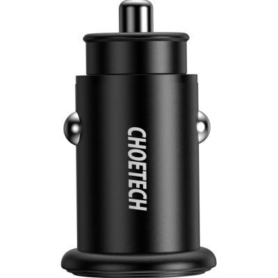 Зарядний пристрій Choetech 2xUSB 40W (2xUSB-C) PD3.0 20W (TC0008-V2-BK)