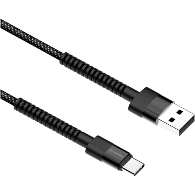 Дата кабель USB-C to USB-C 1.0m 2.4А black ColorWay (CW-CBUC063-BK)