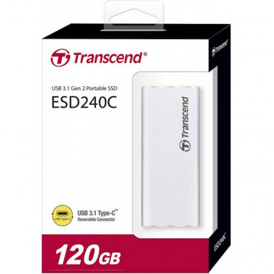 Накопичувач SSD USB 3.1 120GB Transcend (TS120GESD240C)