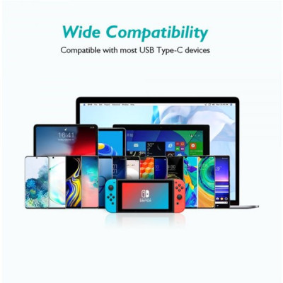 Дата кабель USB 2.0 AM to Type-C 1.0m Choetech (AC0002-WH)