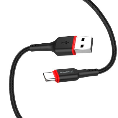 Дата кабель USB-C to USB-C 1.0m 2.4А black ColorWay (CW-CBUC064-BK)