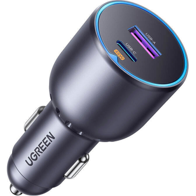 Зарядний пристрій Ugreen 2xUSB 63W (USB-C+USB-A) QC3.0 (EC701) (35023)