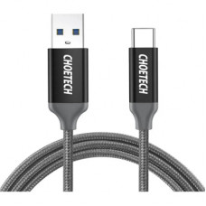 Дата кабель USB 3.0 AM to Type-C 1.0m 2.4A Choetech (AC0007)