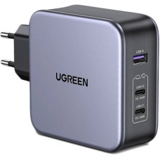 Зарядний пристрій Ugreen 3xUSB 140W (2хUSB-C+USB-A) Gan CD289 with C to C Cable 1.5m (90549)