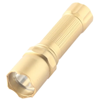 Ліхтар Quantum Minik gold 3W LED з USB (QM-FL1041)