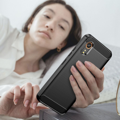 Чохол до мобільного телефона BeCover Carbon Series Samsung Galaxy Xcover7 Black (711892)