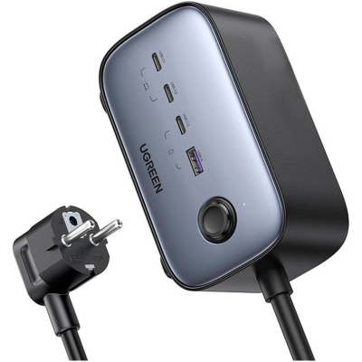 Зарядний пристрій Ugreen 4xUSB 100W Nexode Pro (3хUSB-C+USB-A+2хSchuko) CD270 (60167)