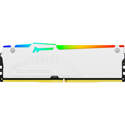 Модуль пам'яті для комп'ютера DDR5 64GB (2x32GB) 6000 MHz Beast White RGB XMP Kingston Fury (ex.HyperX) (KF560C30BWAK2-64)