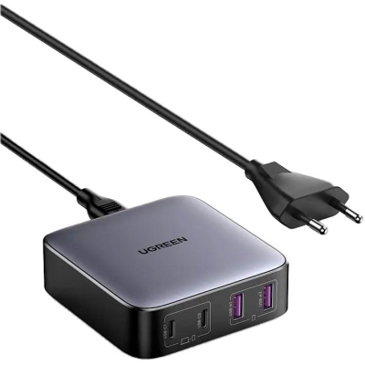 Зарядний пристрій Ugreen 4xUSB 65W (2хUSB-C+2xUSB-A) Gan CD327 (90747)