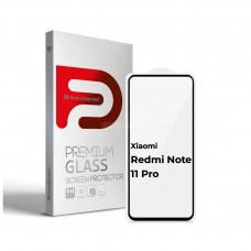 Скло захисне Armorstandart Full Glue Xiaomi Redmi Note 11 Pro Black (ARM62779)