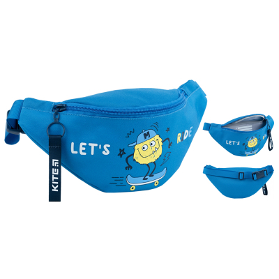 Сумка-бананка Kite Let's Ride Синя (K24-2577-2)