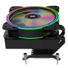 Кулер до процесора 2E GAMING Air Cool AC120T4-ARGB, LGA1700, 1200, 115x, 1366, AM5, AM4, AM3, AM3+, 4pin PWM, 3pin +5V (2E-AC120T4-ARGB)