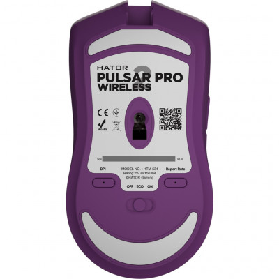 Мишка Hator Pulsar 2 PRO Wireless Lilac (HTM-534)