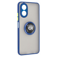 Чохол до мобільного телефона Armorstandart Frosted Matte Ring OPPO A18 4G / A38 4G Navy Blue (ARM72701)