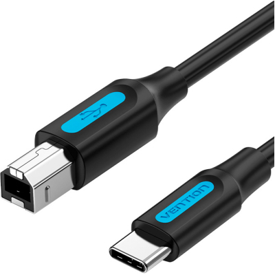 Кабель для принтера USB 2.0 USB-C/BM 2.0m 2.4А 480Mbps Vention (CQUBH)