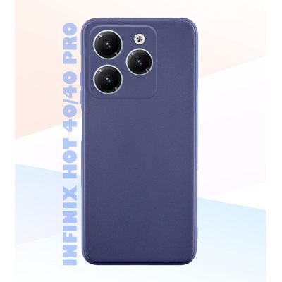 Чохол до мобільного телефона BeCover Full Camera Infinix Hot 40 (X6836)/ 40 Pro (X6837) Deep Blue (711658)