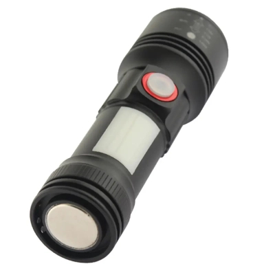 Ліхтар Quantum Adept 10W LED zoom +COB з USB (QM-FL1031)