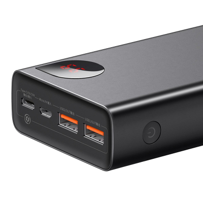 Батарея універсальна Baseus Adaman Metal 20000mAh, PD/65W, QC/3.0, +cable USB to Type-C (PPIMDA-D01 / P10021506112-01)