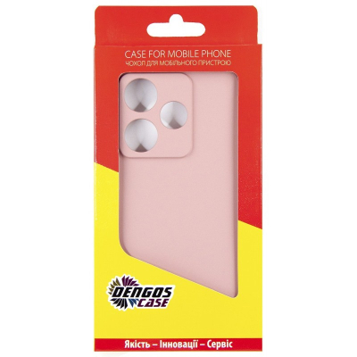Чохол до мобільного телефона Dengos Soft Xiaomi Redmi 13 4G (pink) (DG-TPU-SOFT-61)