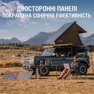 Портативна сонячна панель Jackery SOLARSAGA 80W (SolarSaga-80)