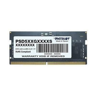 Модуль пам'яті для ноутбука SoDIMM DDR5 16GB 5600 MHz Patriot (PSD516G560081S)