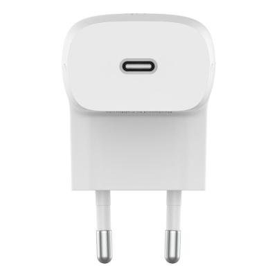 Зарядний пристрій Belkin 20W USB-C PD PPS white (WCA006VFWH)