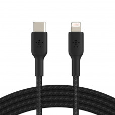 Дата кабель USB Type-C to Lightning 2.0m Belkin (CAA004BT2MBK)