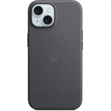 Чохол до мобільного телефона Apple iPhone 15 FineWoven Case with MagSafe Black (MT393ZM/A)