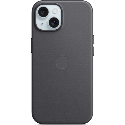 Чохол до мобільного телефона Apple iPhone 15 FineWoven Case with MagSafe Black (MT393ZM/A)