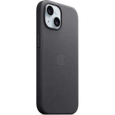 Чохол до мобільного телефона Apple iPhone 15 FineWoven Case with MagSafe Black (MT393ZM/A)