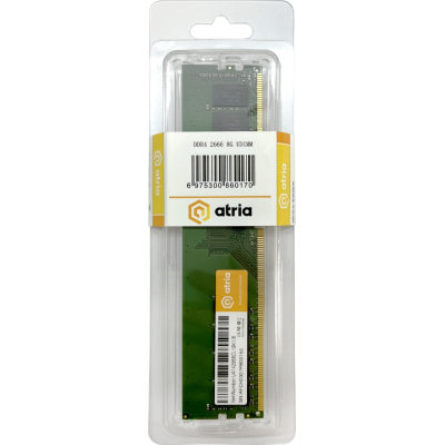 Модуль пам'яті для комп'ютера DDR4 8GB 2666 MHz ATRIA (UAT42666CL19K1/8)