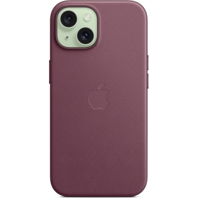 Чохол до мобільного телефона Apple iPhone 15 FineWoven Case with MagSafe Mulberry (MT3E3ZM/A)