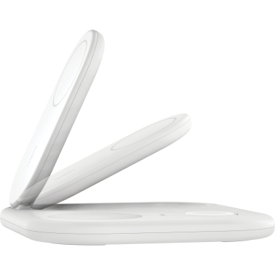 Зарядний пристрій Belkin 3in1 Magnetic Foldable iPhone/Watch/AirPods Qi2 15W white (WIZ029VFWH)